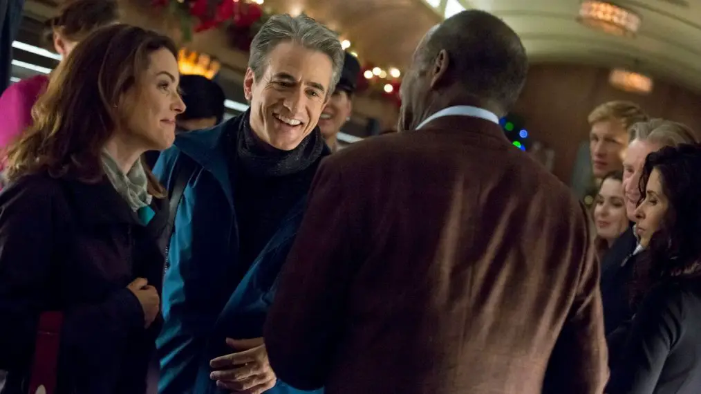 Dermot Mulroney in Northpole Open For Christmas and The Christmas Train
